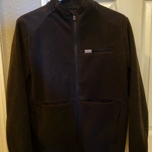 Figs - On-Shift Fleece Jacket, Black, Women’s Large (L)